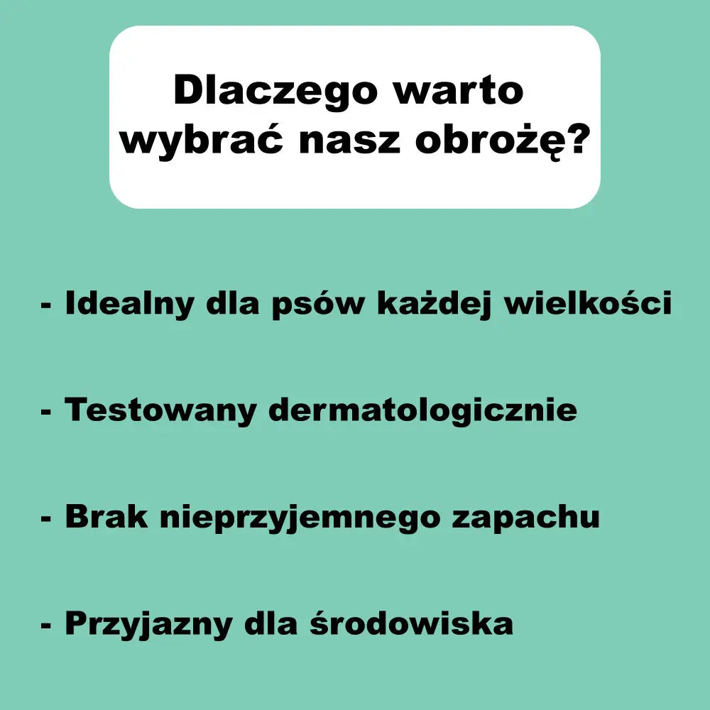 Obroża na kleszcze dla psa