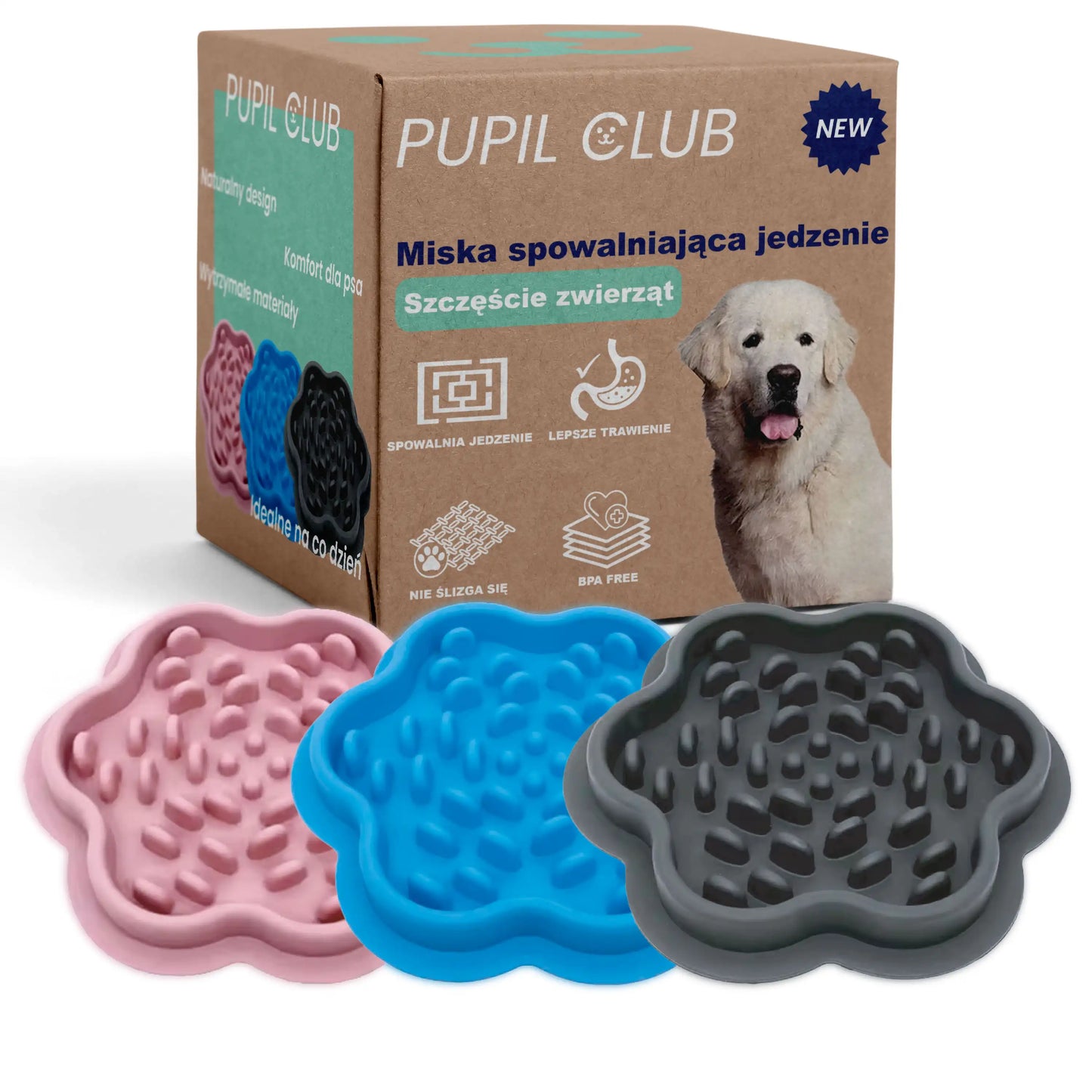 Miska spowalniająca jedzenie