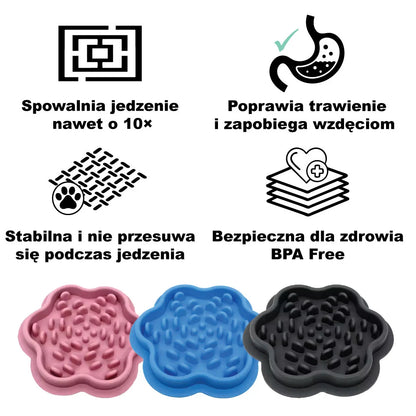 Miska spowalniająca jedzenie