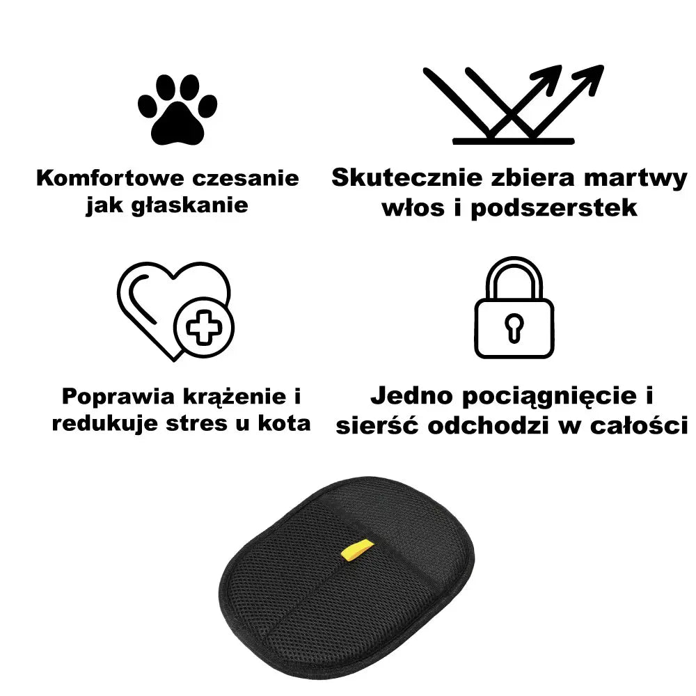 Rękawica anty-sierści dla kotów