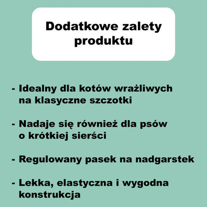Rękawica anty-sierści dla kotów