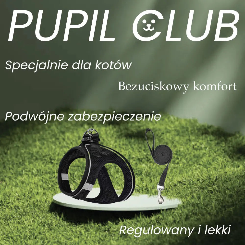 Szelki + smycz dla kota